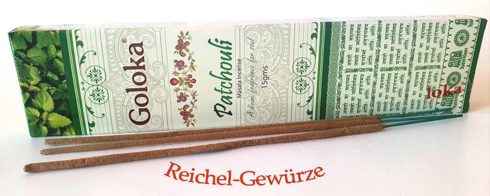 Räucherstäbchen GOLOKA Patchouli,12x15g